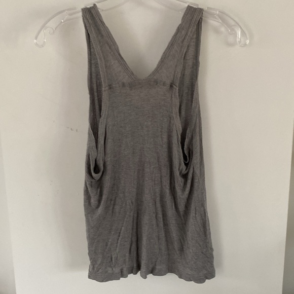 KAIN LABEL one size Heather grey ribbed tank top cami - Picture 4 of 6
